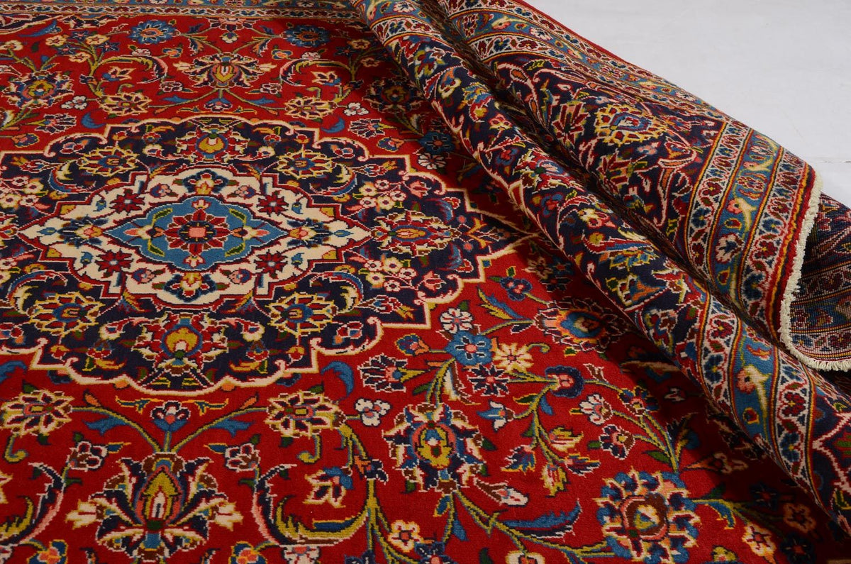 Perzisch tapijt - Keshan - 357 x 245 cm - rood