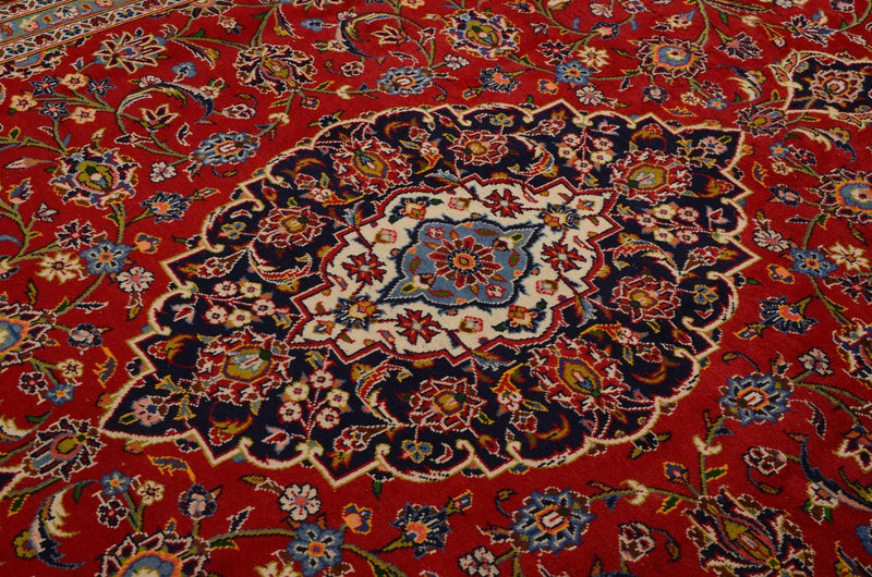 Perzisch tapijt - Keshan - 360 x 255 cm - rood