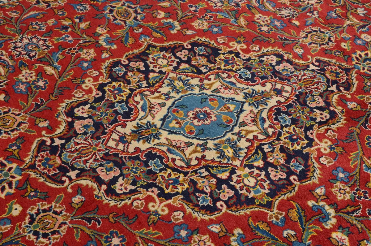 Perzisch tapijt - Keshan - 359 x 252 cm - rood
