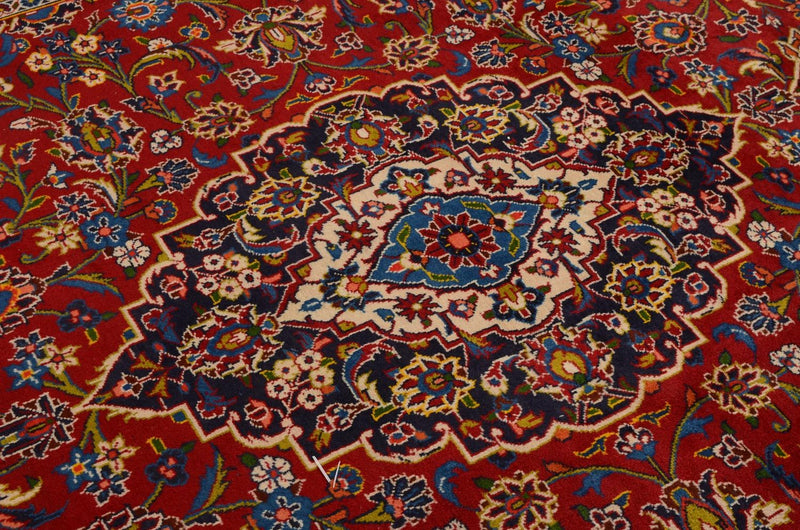 Perzisch tapijt - Keshan - 368 x 247 cm - rood