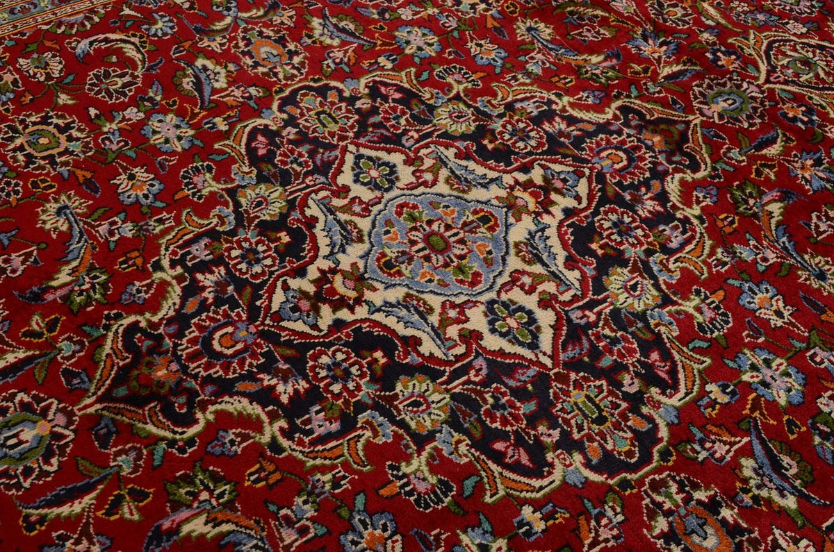 Perzisch tapijt - Keshan - 352 x 248 cm - rood