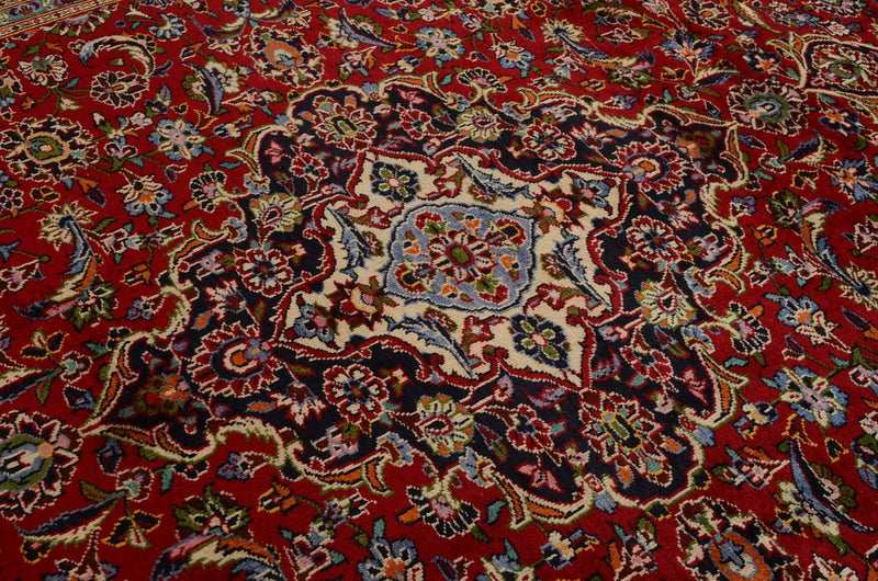 Perzisch tapijt - Keshan - 352 x 248 cm - rood