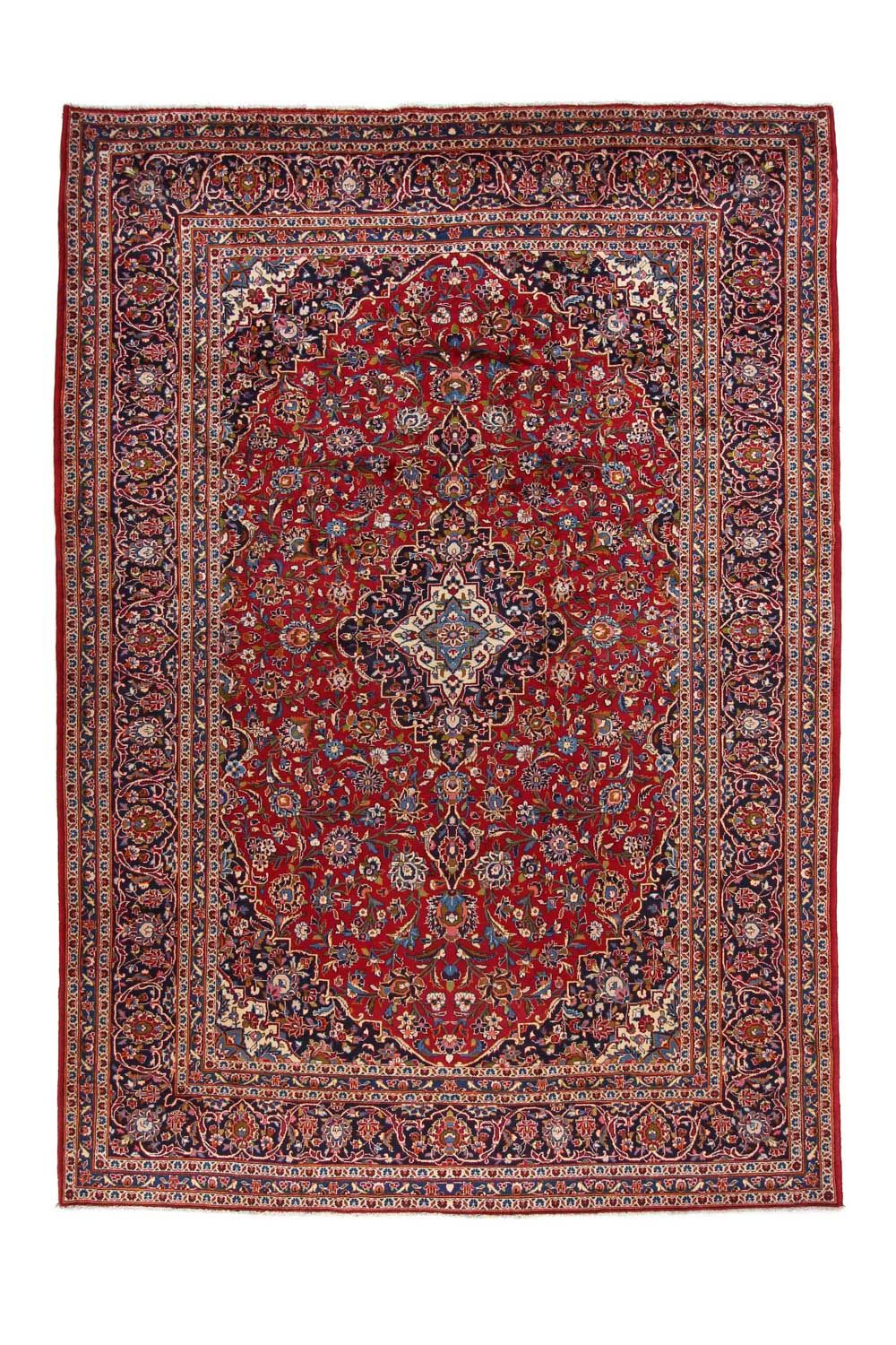 Perzisch tapijt - Keshan - 365 x 258 cm - rood
