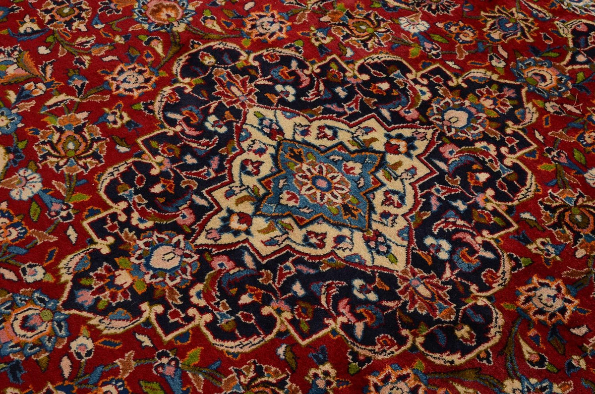 Perzisch tapijt - Keshan - 365 x 258 cm - rood