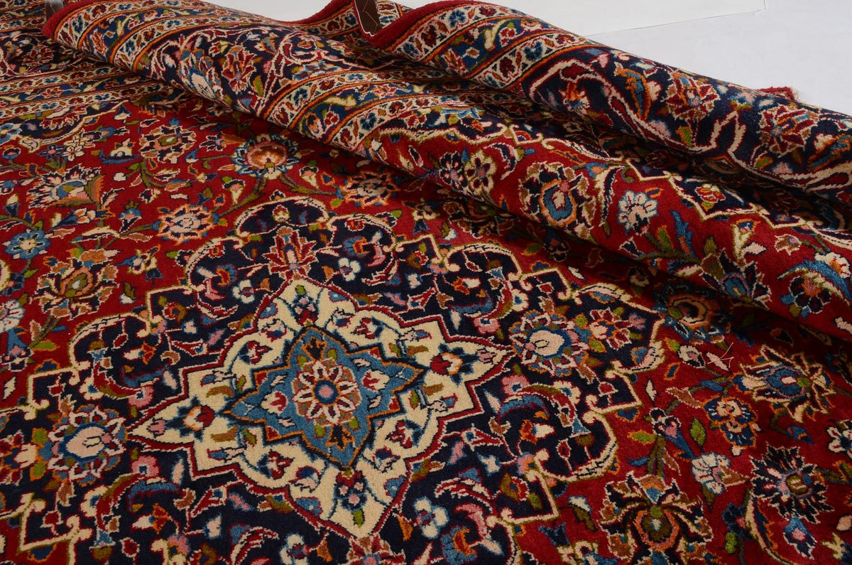 Perzisch tapijt - Keshan - 365 x 258 cm - rood