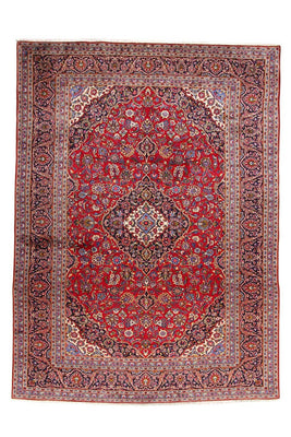 Perzisch tapijt - Keshan - 400 x 291 cm - rood