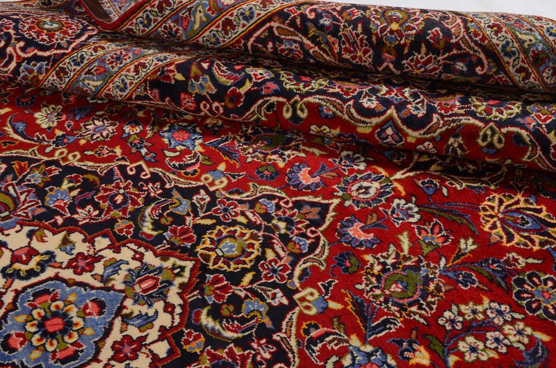 Perzisch tapijt - Keshan - 400 x 291 cm - rood