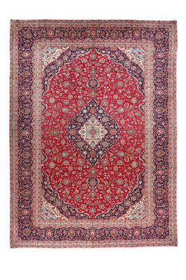 Perzisch tapijt - Keshan - 398 x 293 cm - rood