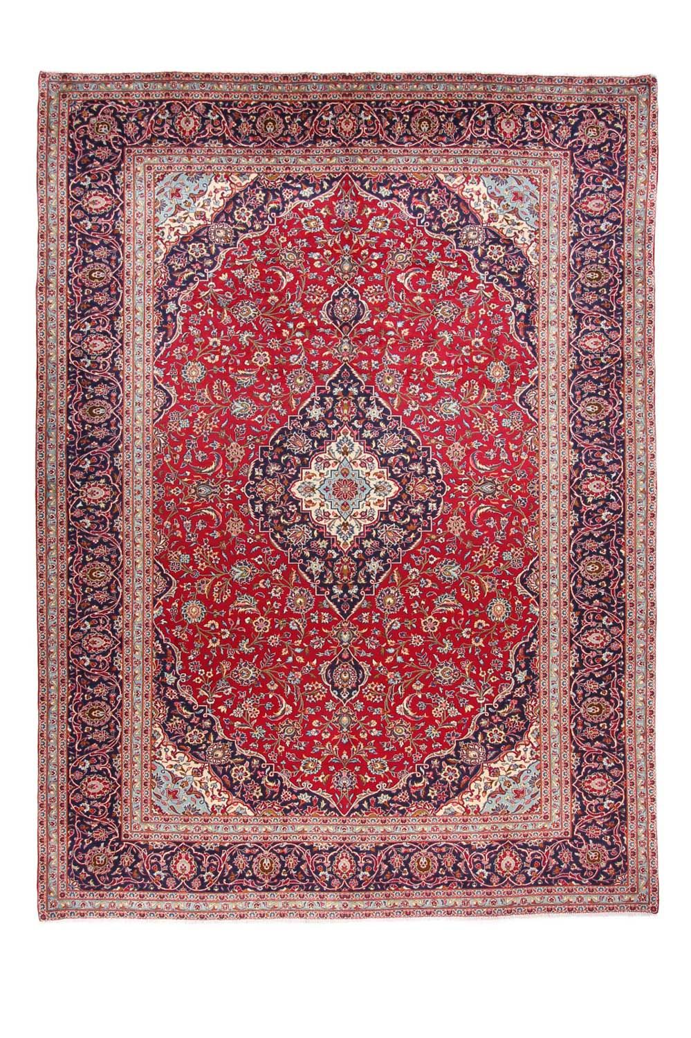 Perzisch tapijt - Keshan - 398 x 293 cm - rood