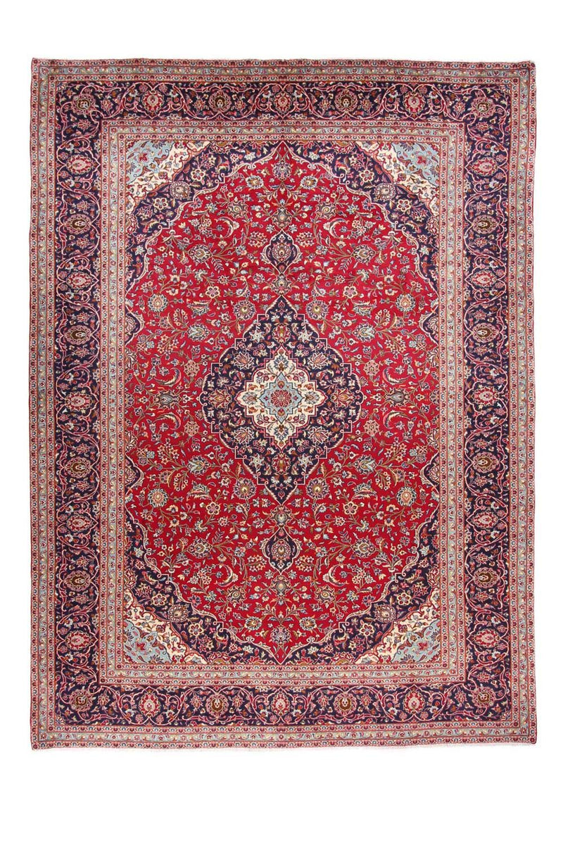 Perzisch tapijt - Keshan - 398 x 293 cm - rood