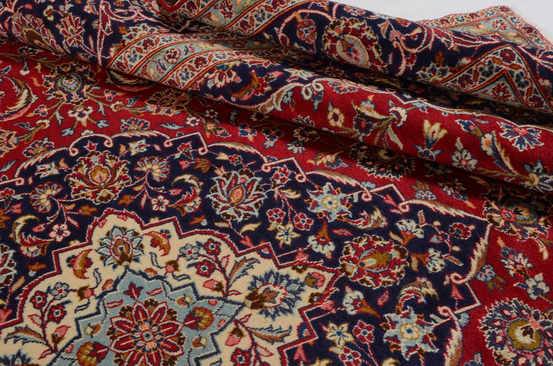 Perzisch tapijt - Keshan - 398 x 293 cm - rood