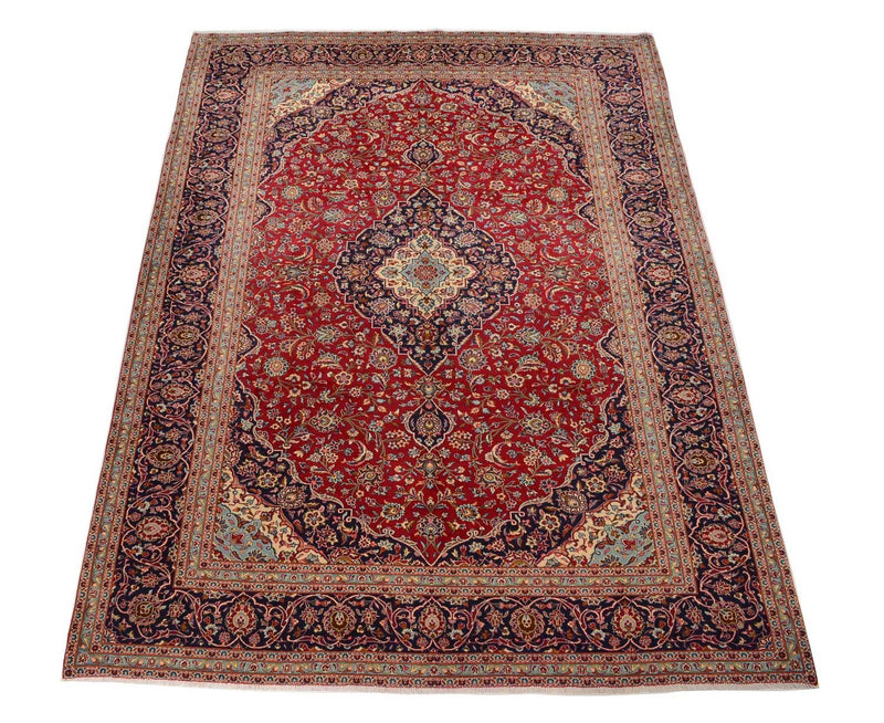 Perzisch tapijt - Keshan - 398 x 293 cm - rood