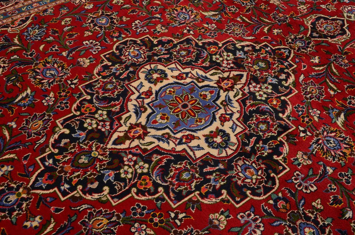 Perzisch tapijt - Keshan - 370 x 255 cm - rood