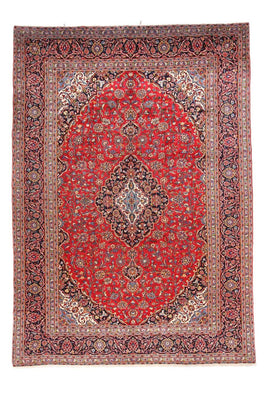 Perzisch tapijt - Keshan - 414 x 292 cm - rood