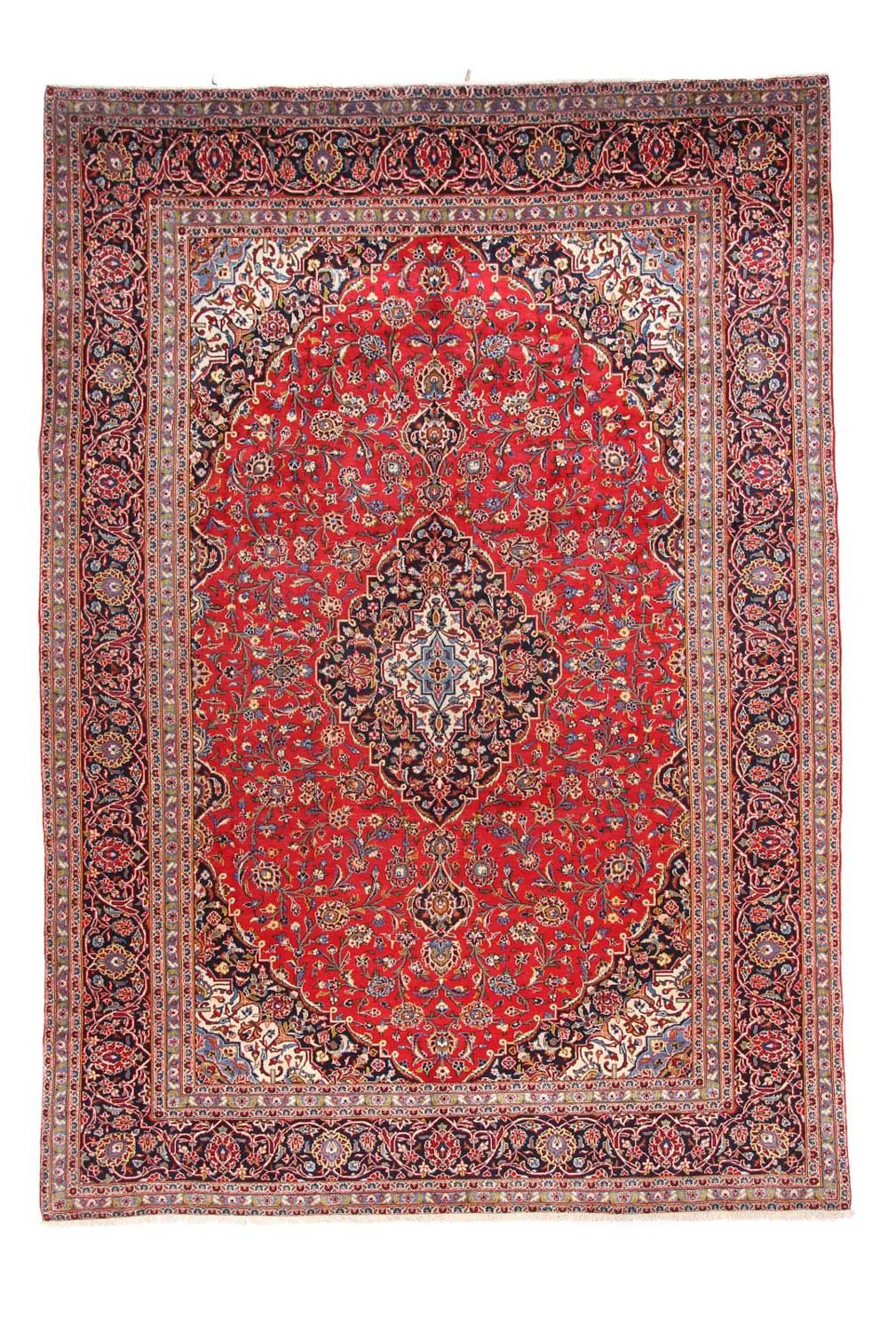 Perzisch tapijt - Keshan - 414 x 292 cm - rood