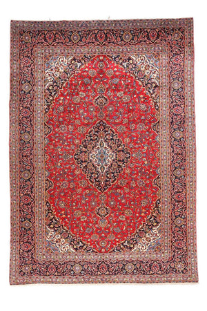 Perzisch tapijt - Keshan - 414 x 292 cm - rood