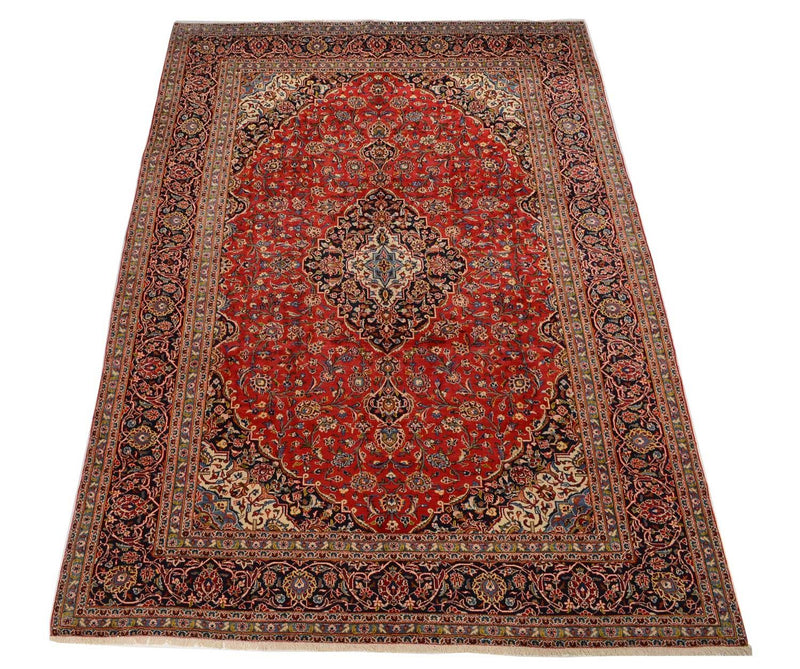 Perzisch tapijt - Keshan - 414 x 292 cm - rood