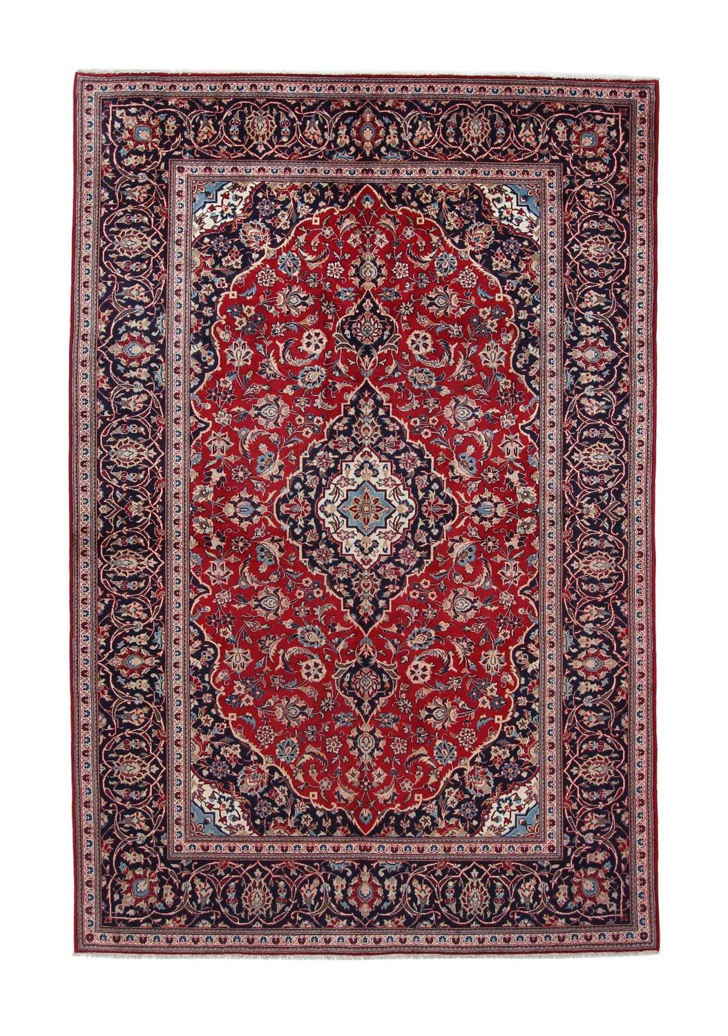 Perzisch tapijt - Keshan - 297 x 195 cm - rood