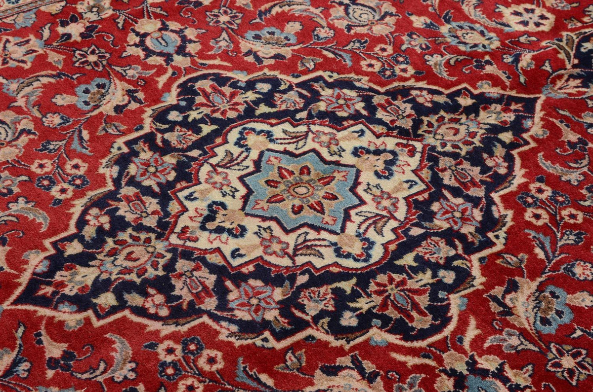 Perzisch tapijt - Keshan - 297 x 195 cm - rood