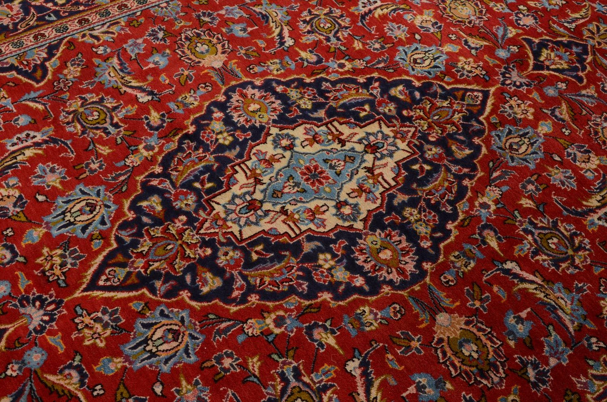 Perzisch tapijt - Keshan - 302 x 207 cm - rood
