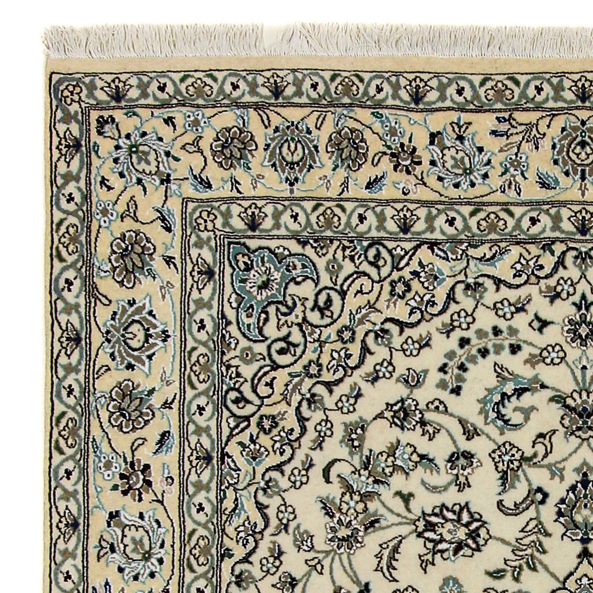 Perzisch tapijt - Nain - Koninklijk - 250 x 154 cm - beige