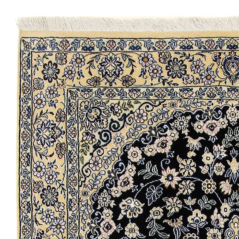 Perzisch tapijt - Nain - Koninklijk - 202 x 132 cm - donkerblauw