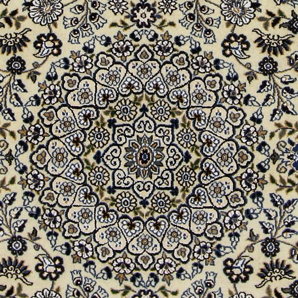 Perzisch tapijt - Nain - Koninklijk - 200 x 129 cm - beige