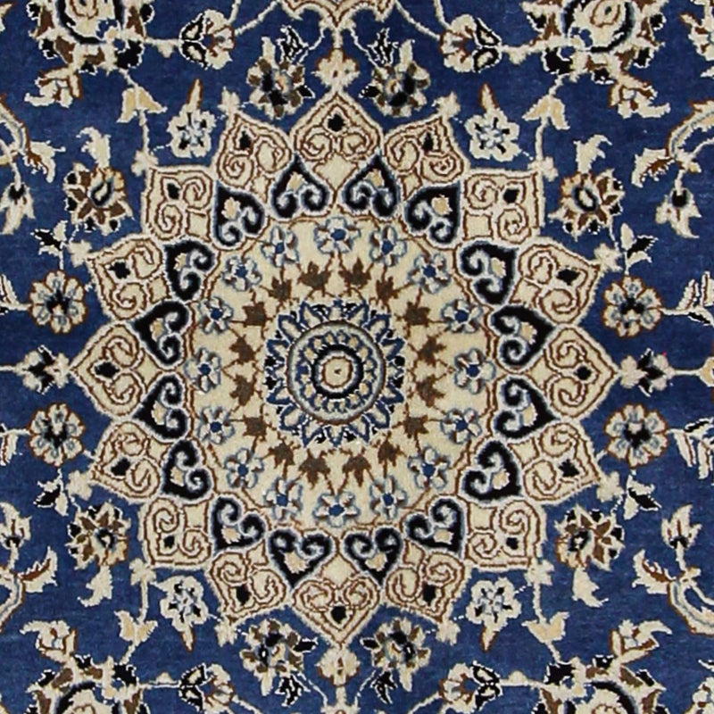 Perzisch tapijt - Nain - Koninklijk - 172 x 114 cm - blauw