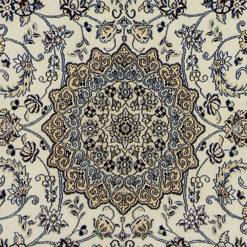 Perzisch tapijt - Nain - Koninklijk - 211 x 133 cm - beige