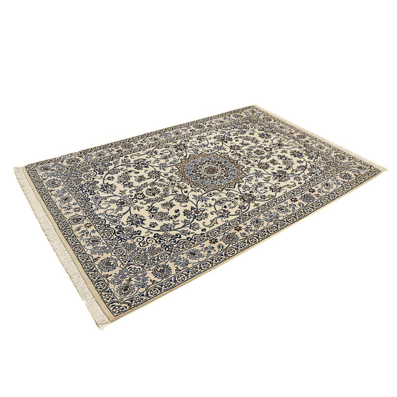 Perzisch tapijt - Nain - Koninklijk - 206 x 130 cm - beige