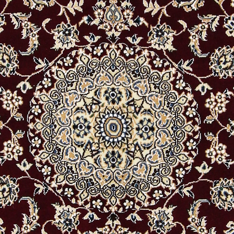 Perzisch tapijt - Nain - Koninklijk - 177 x 118 cm - donkerrood