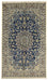 Perzisch tapijt - Nain - Koninklijk - 202 x 125 cm - donkerblauw