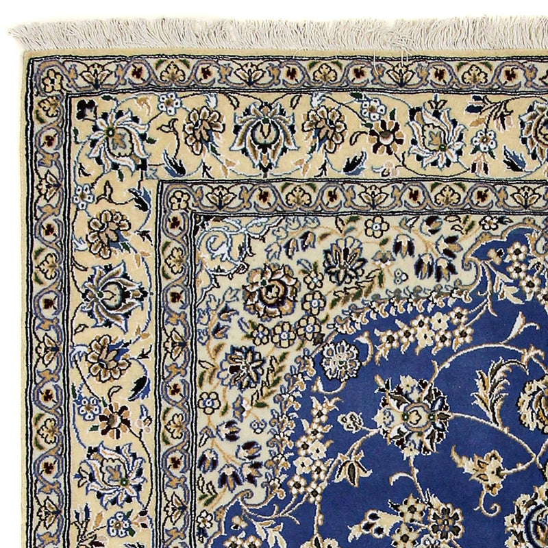 Perzisch tapijt - Nain - Koninklijk - 248 x 158 cm - blauw