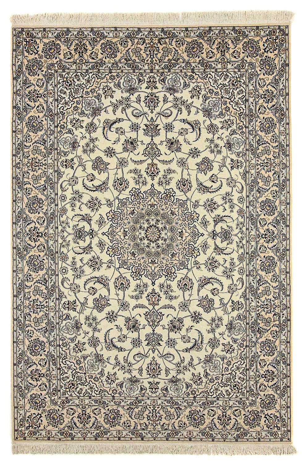 Perzisch tapijt - Nain - Koninklijk - 302 x 205 cm - beige