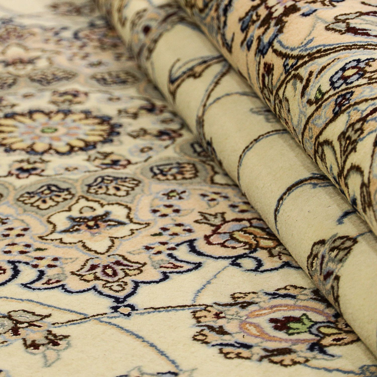 Perzisch tapijt - Nain - Koninklijk - 302 x 205 cm - beige