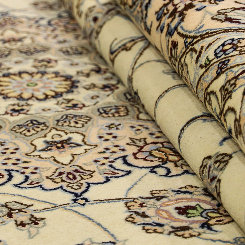 Perzisch tapijt - Nain - Koninklijk - 302 x 205 cm - beige