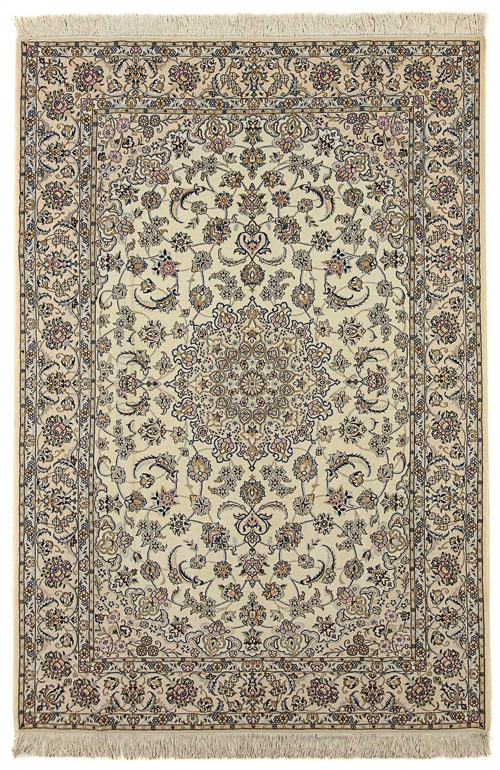 Perzisch tapijt - Nain - Koninklijk - 307 x 208 cm - beige