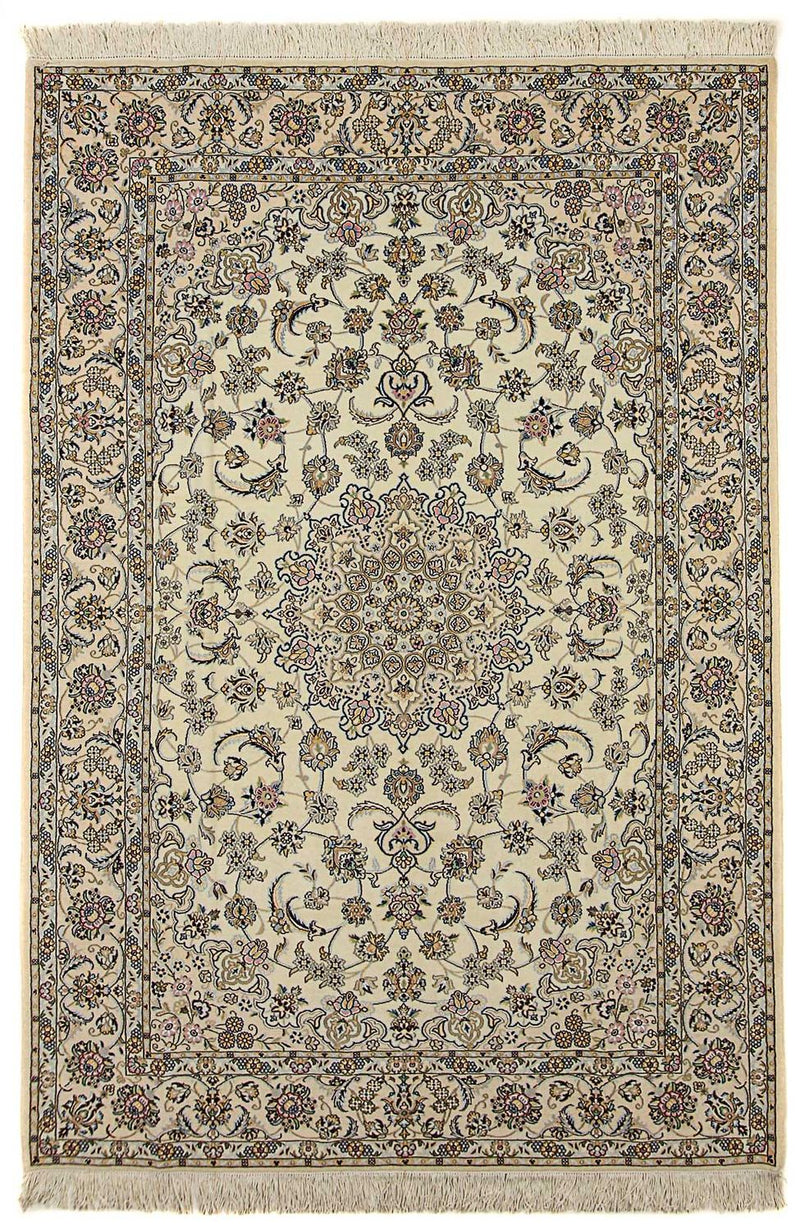 Perzisch tapijt - Nain - Koninklijk - 307 x 208 cm - beige