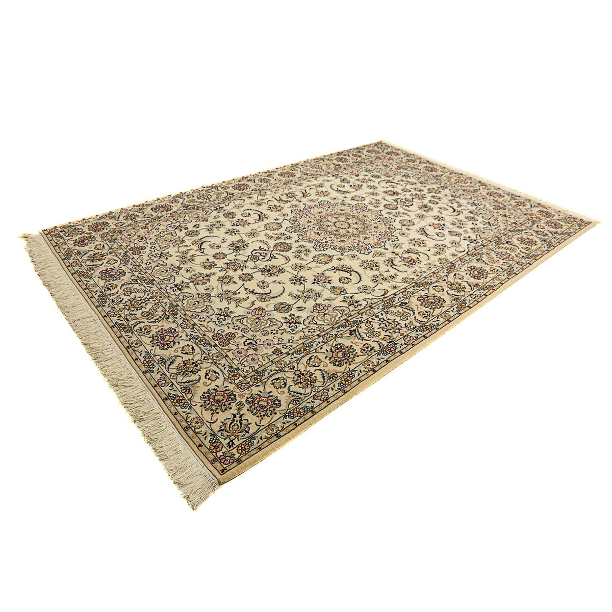 Perzisch tapijt - Nain - Koninklijk - 307 x 208 cm - beige