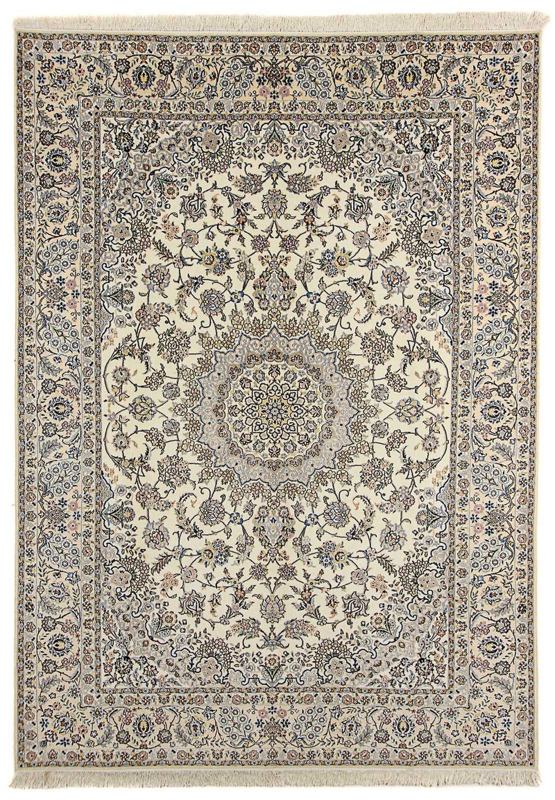 Perzisch tapijt - Nain - Koninklijk - 352 x 254 cm - beige