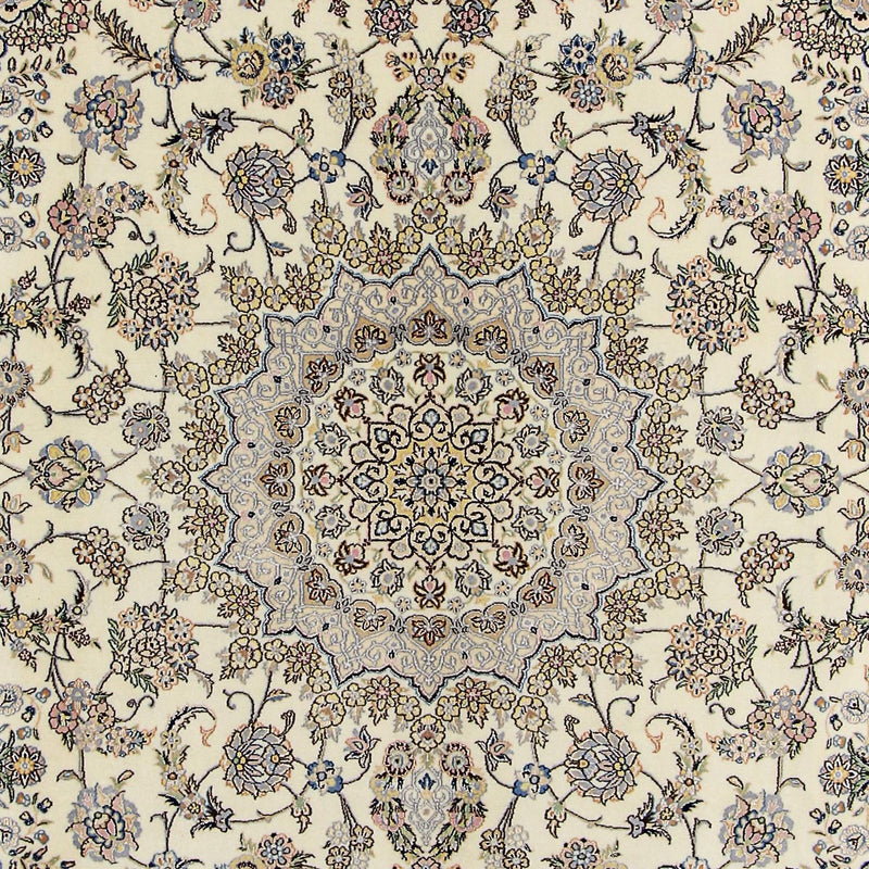 Perzisch tapijt - Nain - Koninklijk - 352 x 254 cm - beige