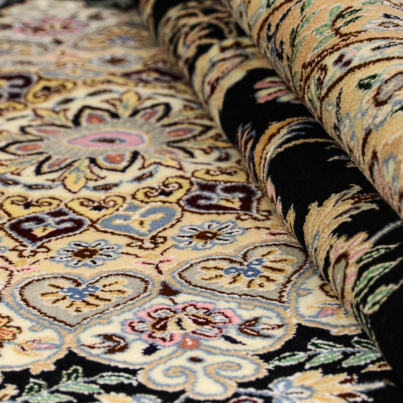 Perzisch tapijt - Nain - Koninklijk - 350 x 254 cm - donkerblauw