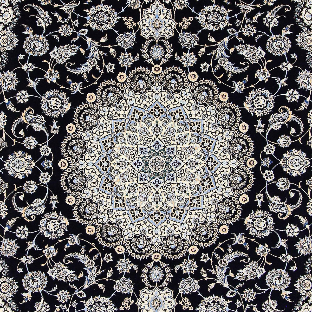 Perzisch tapijt - Nain - Premium - 360 x 250 cm - donkerblauw