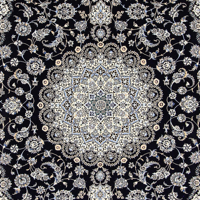Perzisch tapijt - Nain - Premium - 360 x 250 cm - donkerblauw