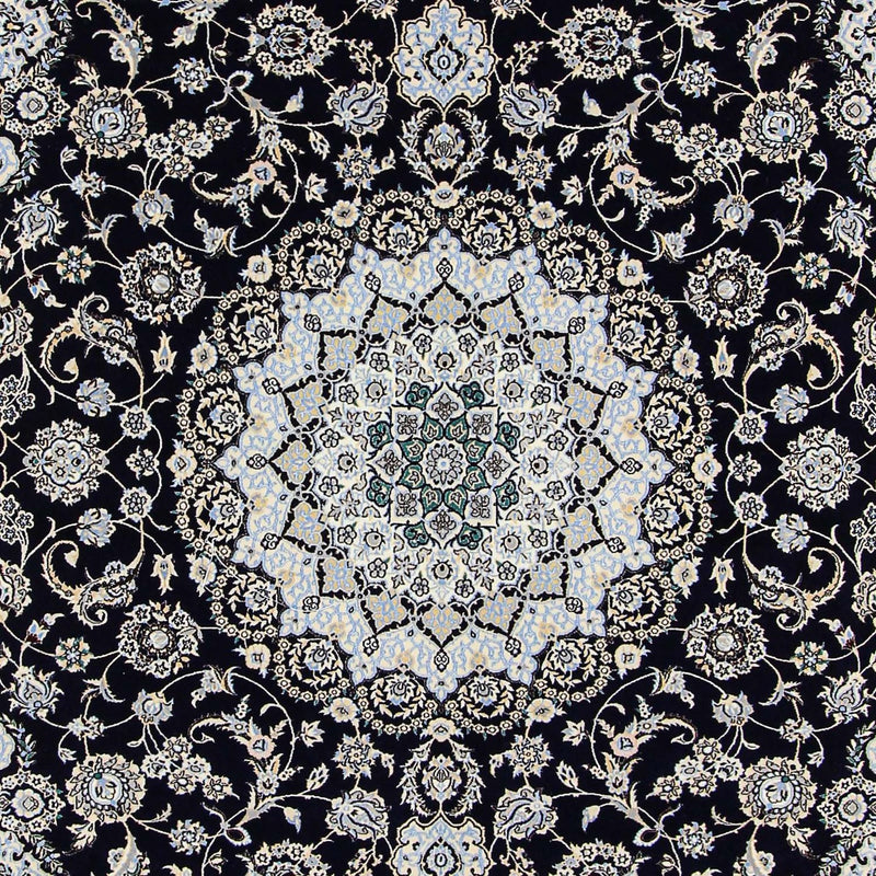 Perzisch tapijt - Nain - Premium - 358 x 254 cm - donkerblauw