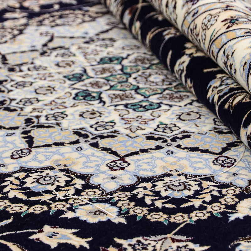 Perzisch tapijt - Nain - Premium - 358 x 254 cm - donkerblauw