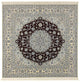 Perzisch tapijt - Nain - Premium vierkant  - 260 x 252 cm - donkerblauw