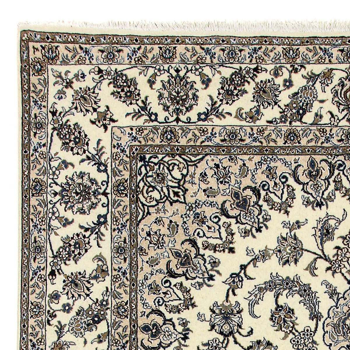 Perzisch tapijt - Nain - 354 x 245 cm - beige