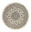 Perzisch tapijt - Nain - Koninklijk rond  - 200 x 200 cm - beige