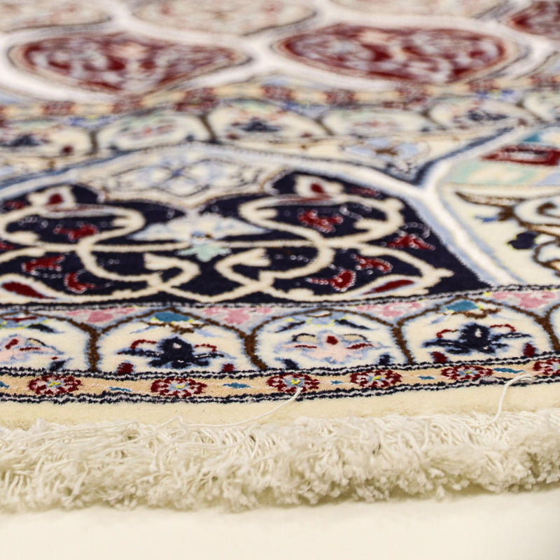 Perzisch tapijt - Nain - Premium rond  - 250 x 250 cm - beige